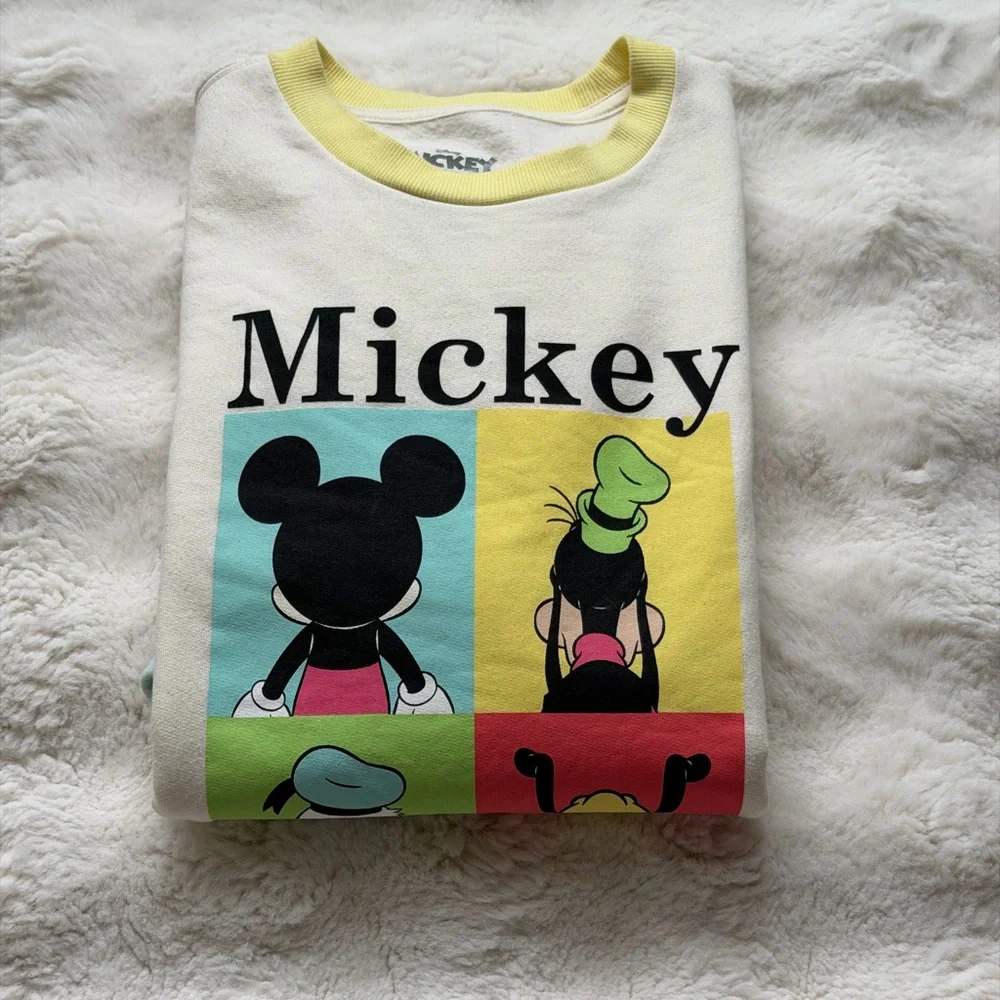 Disney cream crewneck